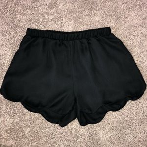 LA Hearts Black Silk Shorts Size Small